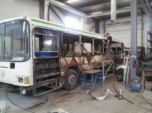 Ремонт автобусов, замена стекол, ремонт кузова стоимость ремонта и где отремонтировать - Саранск