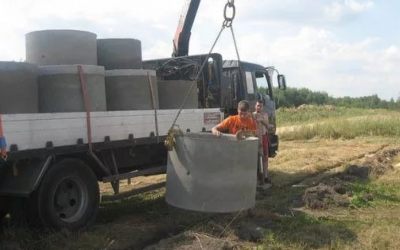 Перевозка бетонных колец и колодцев манипулятором - Саранск, цены, предложения специалистов