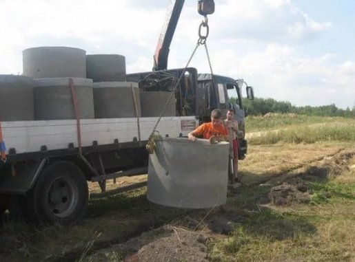 Перевозка бетонных колец и колодцев манипулятором стоимость услуг и где заказать - Саранск