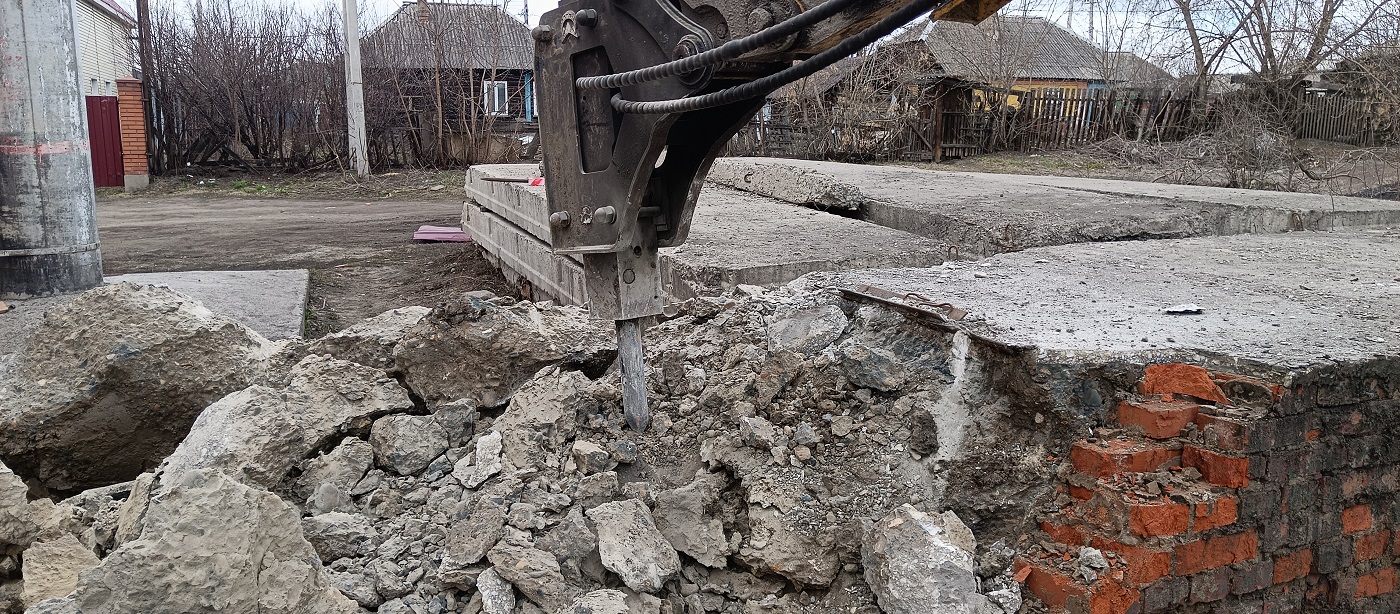 Услуги и заказ гидромолотов для демонтажных работ в Краснослободске